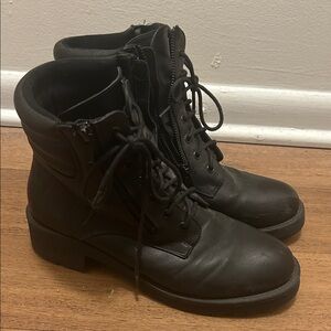 MIA Black Leather Boots